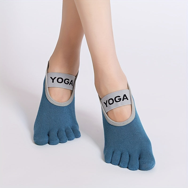 Women's Cross Strap Yoga Socks Non Slip Sports Socks