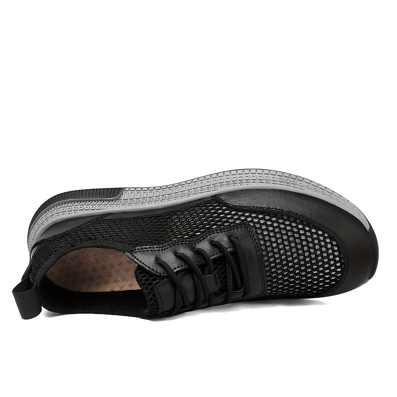 Men's Lace up Sneakers Casual Walking Shoes Comfortable