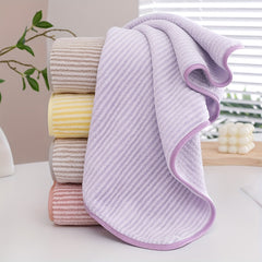 Striped Pattern Hand Towel Bath Towel Soft Skin-friendly Face Towel