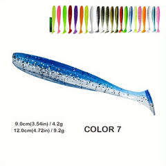 50pcs 8 99 11 Paddle Tail Swimbaits Soft Fishing Lures Kit Bass Fishing Bait