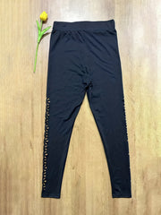 Solid Ripped Skinny Leggings Casual Every Stretchy Leggings Women's Clothing