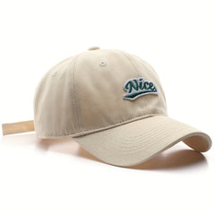 Embroidery Label Baseball Cap Metal Buckle Adjustable Sports Hats