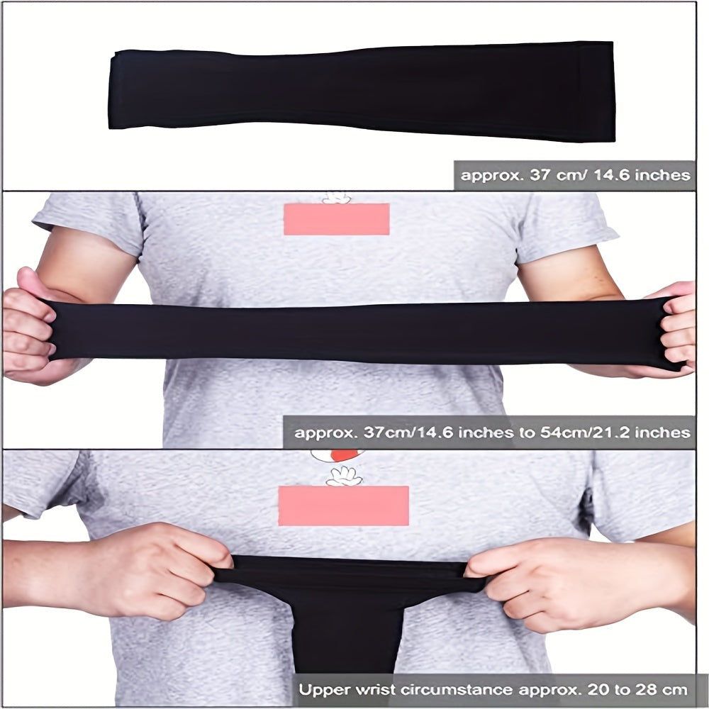 2pcs Sunscreen Arm Sleeves for Cycling & Climbing