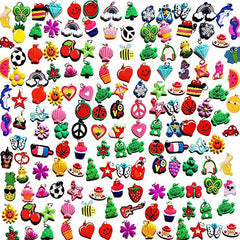10 Silicone Bracelet Charms DIY Colorful Rubber Band Hair Rope Necklace Kit