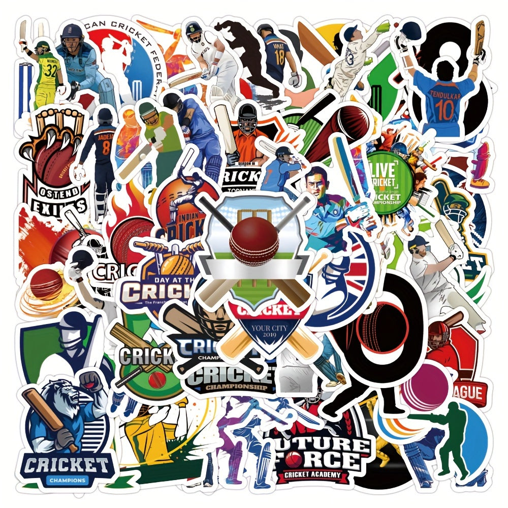 60pcs Baseball Waterproof Vinyl Stickers for Water Bottles Laptop