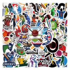 60pcs Baseball Waterproof Vinyl Stickers for Water Bottles Laptop