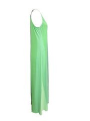 Colorblock V Neck Maxi Cami Dress