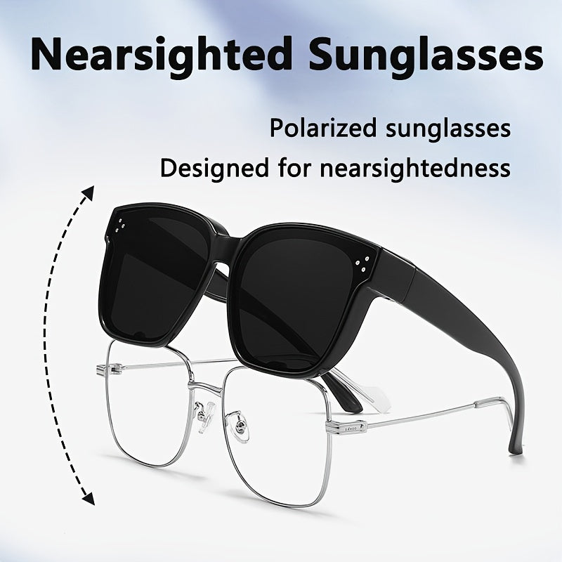 Men's Square Polarized Sunglasses UV Protection