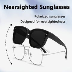 Men's Square Polarized Sunglasses UV Protection
