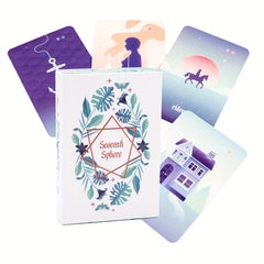 Ink Painting Abstract Lino Tarot Card Table Game for Bar Party