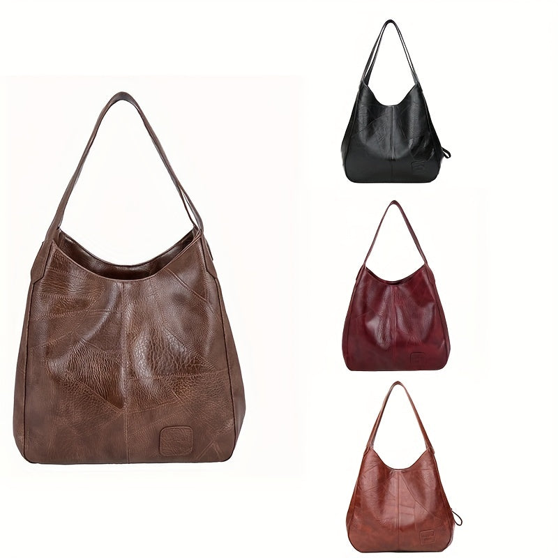 Vintage Casual Hobo Shoulder Bag Large Capacity Retro Storage Bag