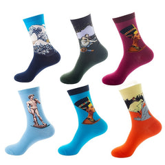 Art Painting Series Socks Women's Stockings