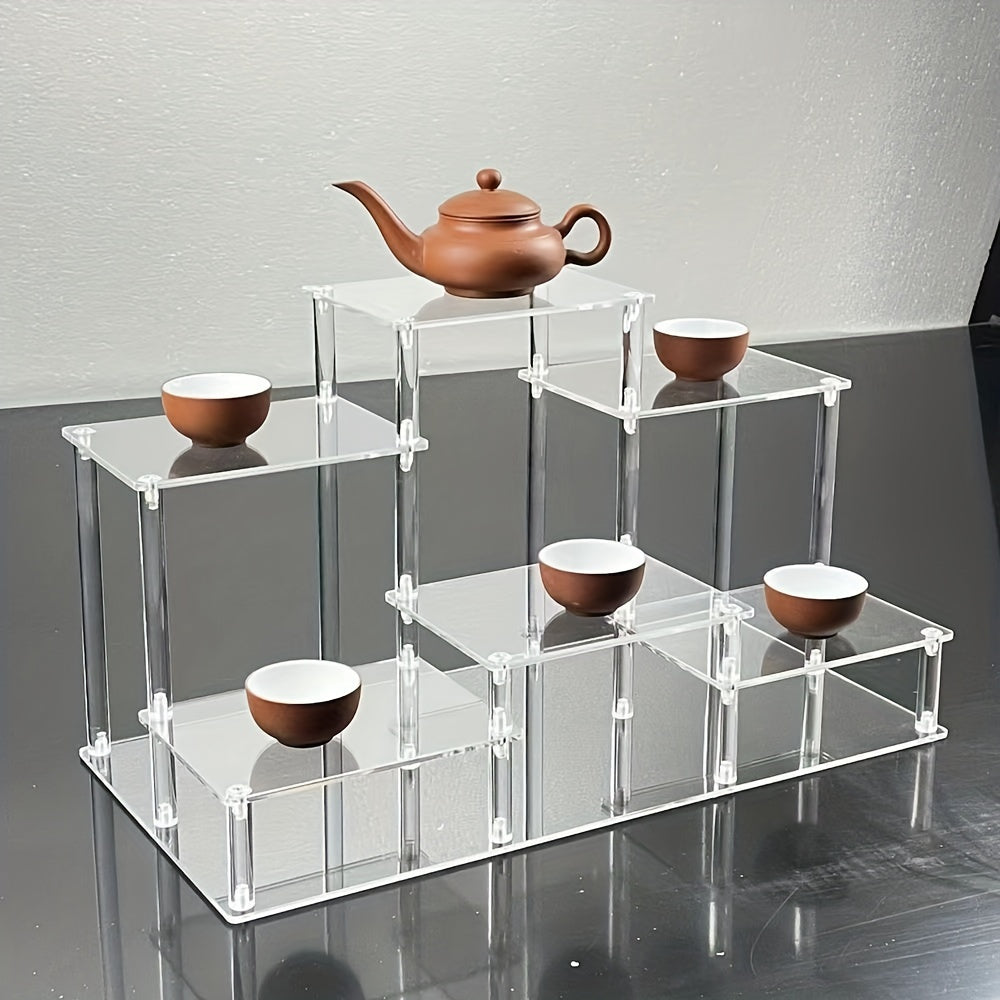 Acrylic Ladder Display Stand for Blind Box Dolls