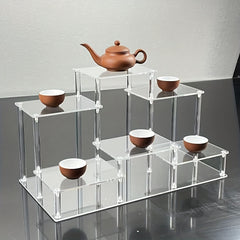 Acrylic Ladder Display Stand for Blind Box Dolls