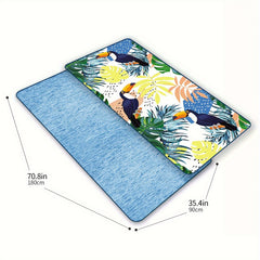 Fashionable Printed Microfiber Beach Towel - Quick Drying Sports Towel