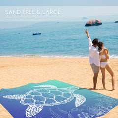 Waterproof Sandproof Beach Blanket Lightweight Durable Mat