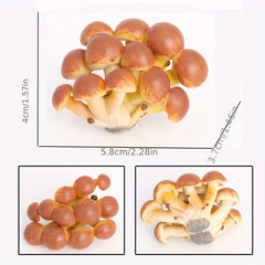 Plant Mushroom Model Toys - Set of 3