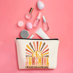 Neutral Sunshine Cosmetic Bag Outdoor Travel Toiletries Bag