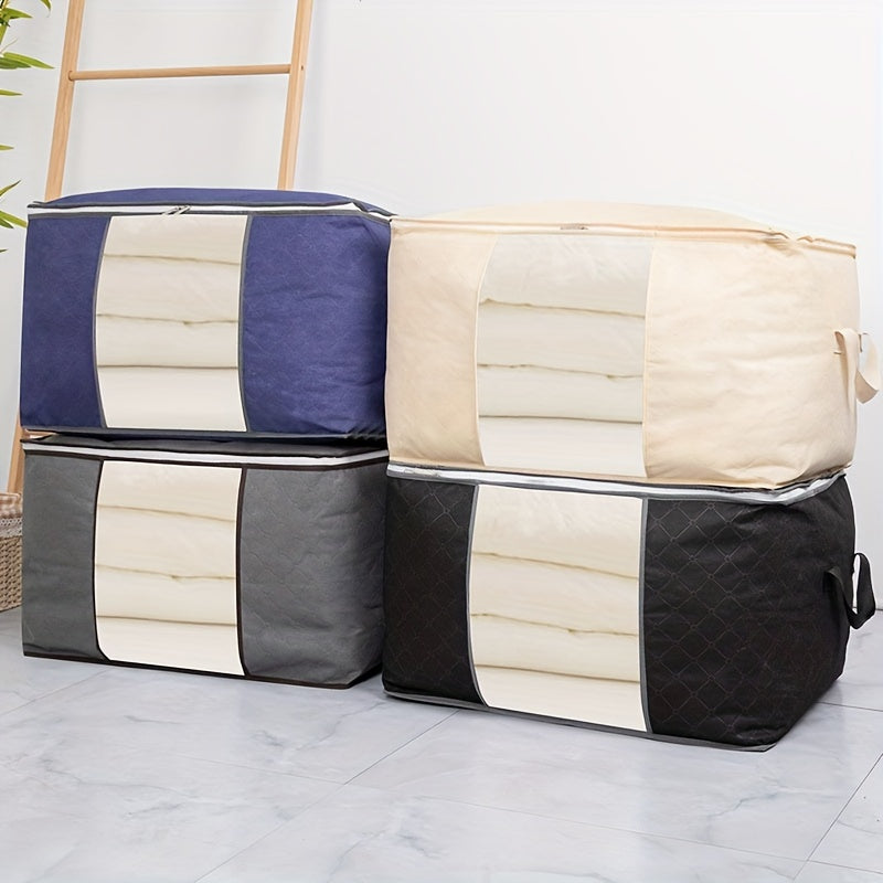 Non Woven Quilt Storage Bag Zipper Dustproof Large Capacity Organizer
