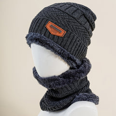 Men's Fleece Hat Scarf Set