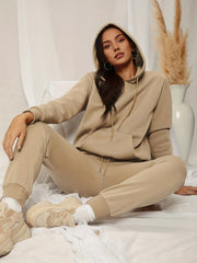 Casual Two piece Set Hoodies & Jogger Pants Outfits Women's Clothing