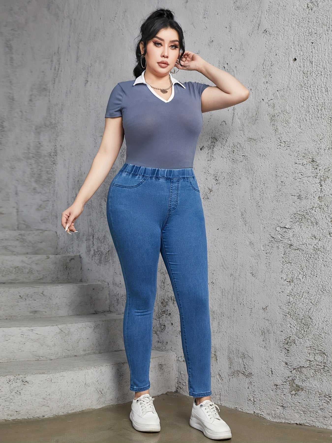 High Stretch Skinny Denim Pants