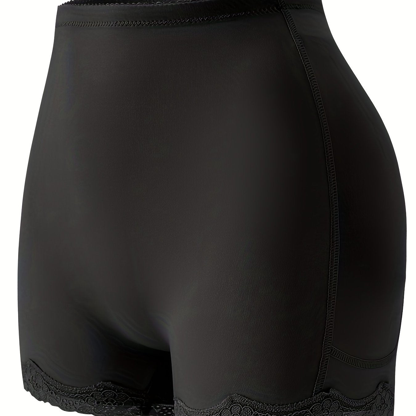 Lace Trim Shaping Shorts Tummy Control Compression Slimming Shorts
