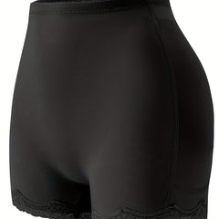 Lace Trim Shaping Shorts Tummy Control Compression Slimming Shorts