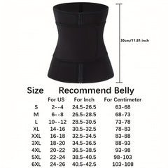 Neoprene Sweat Waist Belt Double Layer Abdominal Waist Trainer