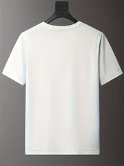 Elephant Print Men's Tee Shirt for Summer