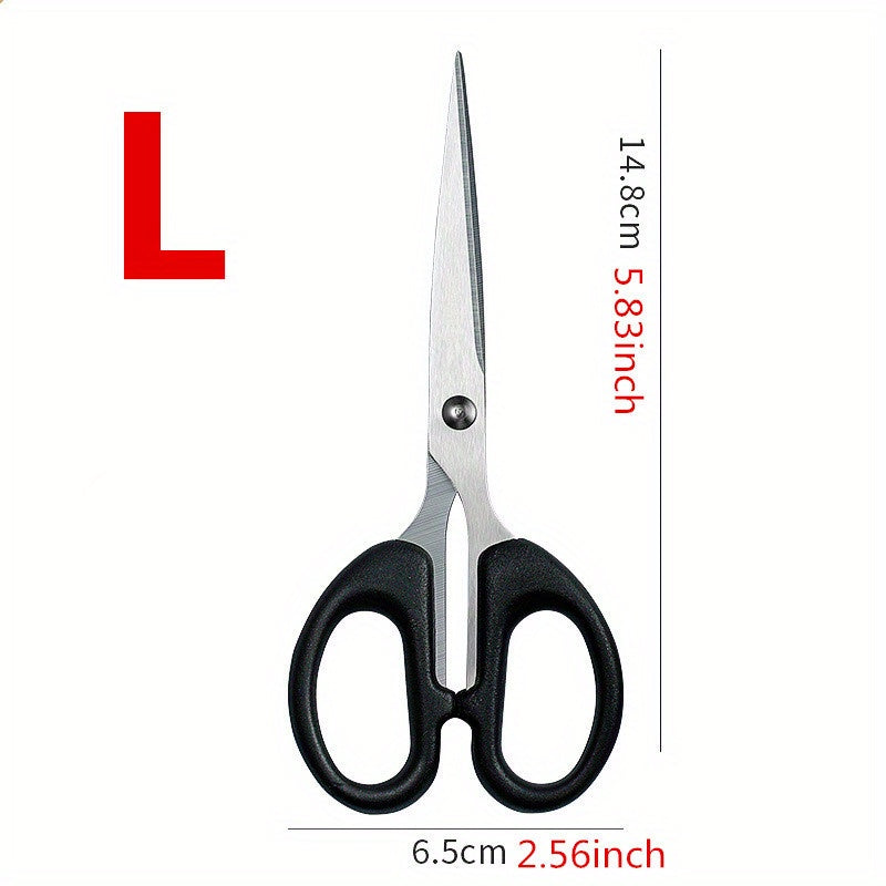 1pc Stainless Steel Scissors for Office Home Kitchen Sewing Cutting