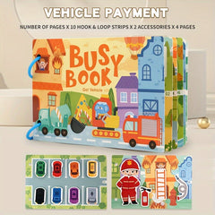 Quiet Book Paper Preschool Book Sticker Toy Theme Educational Toy