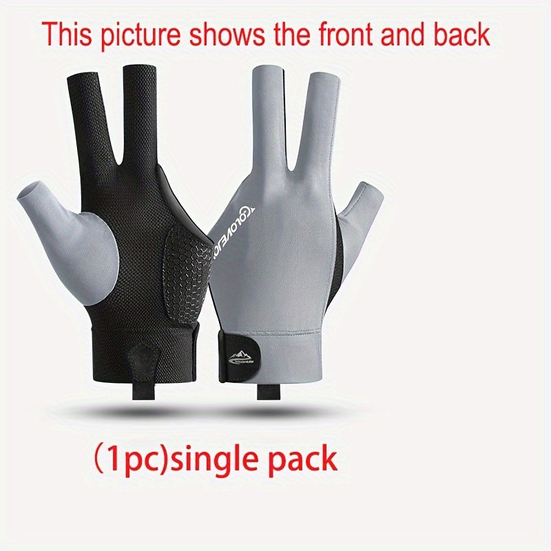 Competition Ready Billiard Gloves Lightweight Breathable Non Slip
