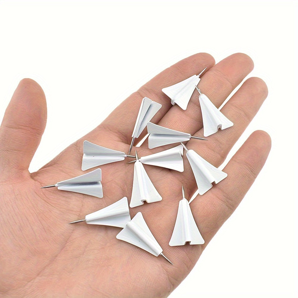 12pcs Airplane Push Pin FoyaHome Decorative Tack