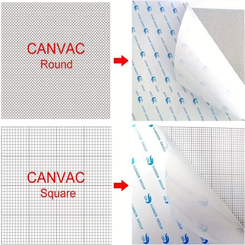 Diamond Painting Canvas with Clear Grid 30x30cm