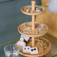 Wooden Cake Tray Cupcake Display Stand Wedding Party Cake Stand