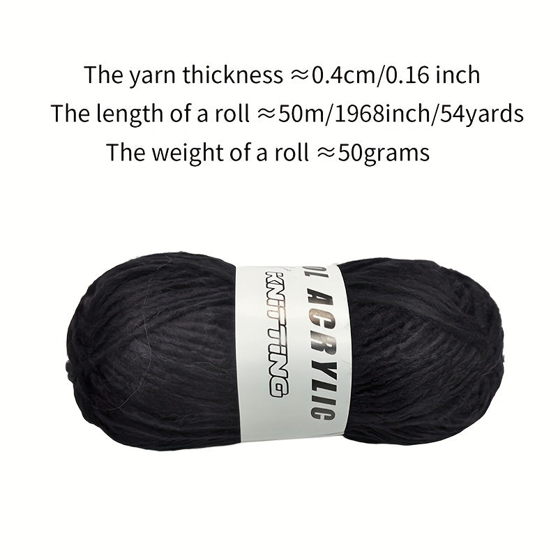 80% Acrylic 20% Wool Thick Wool Thread for Knitting Crocheting DIY