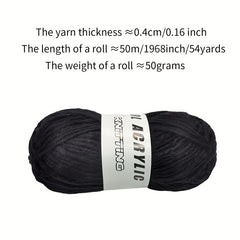 80% Acrylic 20% Wool Thick Wool Thread for Knitting Crocheting DIY