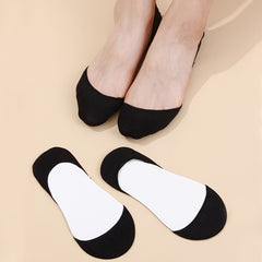 3 Pairs Ultra Low Cut Liner Socks Women's No Show Non Slip Hidden