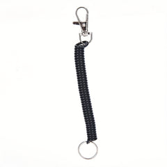 Telescopic Plastic Spring Lanyard Keychain