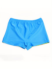 Boys Cartoon Fish Swim Trunks for Beach Vacation