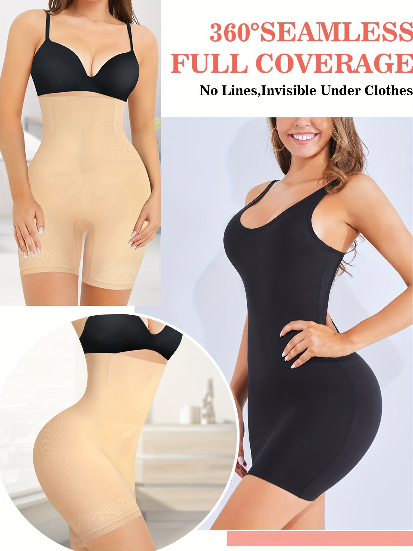 High Waist Shaping Shorts Tummy Control Compression Butt Lifting Shorts