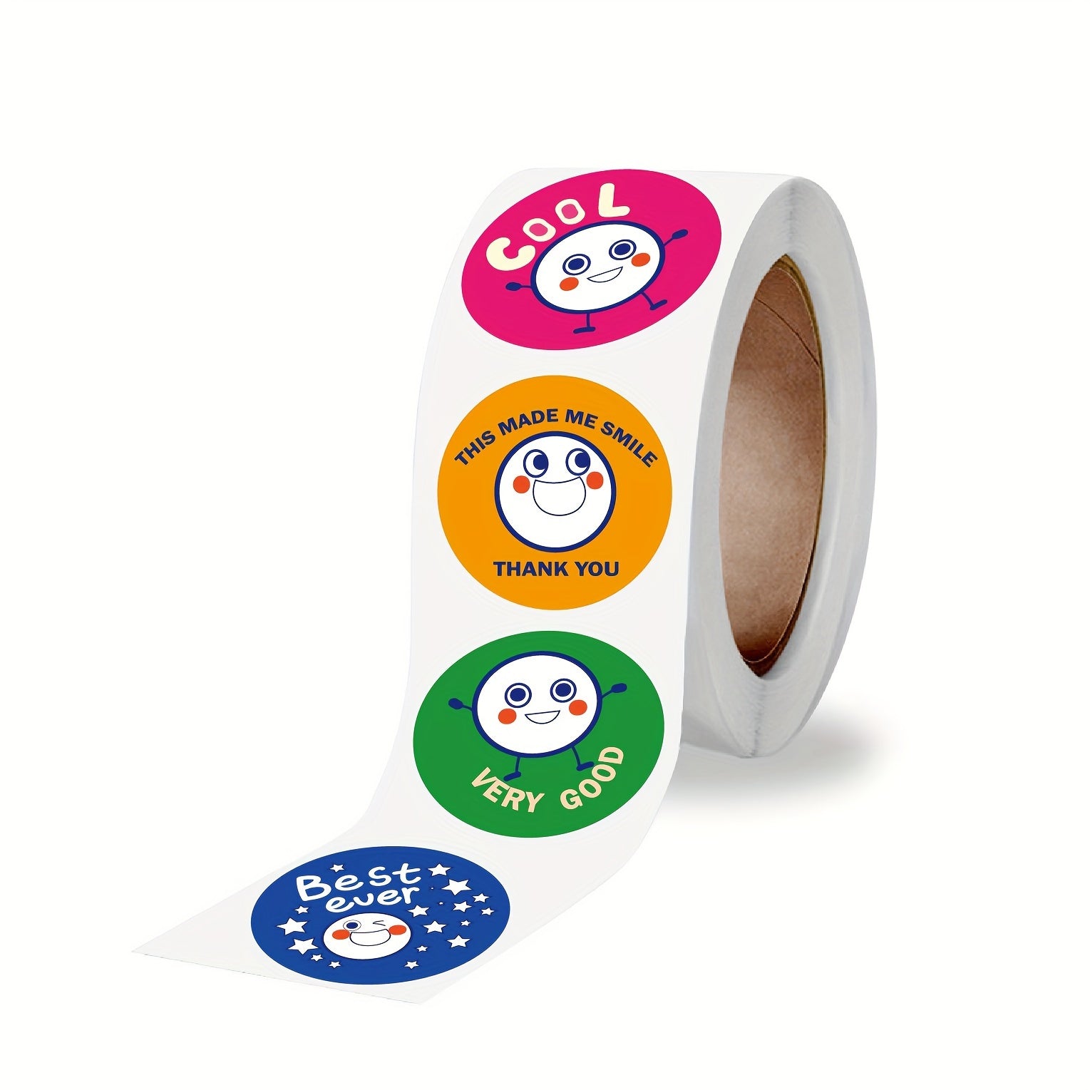 200pcs 3.81cm Expression Reward Stickers for Teachers Classroom S