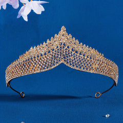 Vintage Rhinestone Bridal Tiara Head Crown