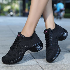 Women's Air Cushion Dance Shoes Low Top Training Sneakers