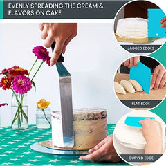 80pcs Cake Decorating Supplies Kit With Cake Turntable Cake Leveler
