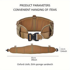 Outdoor Waistband Wilderness Accessory Woven Belt Waterproof Waistband Bag