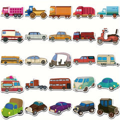 51pcs Vehicle Graffiti Stickers for Phone Case Cup Guitar Skateboard