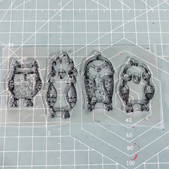 Transparent Silicone Stamp Bird Figure Stamp