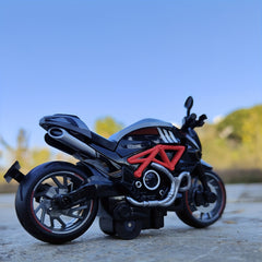 Plastic Alloy Motorcycle Racing Model Car Ornament Birthday Gift